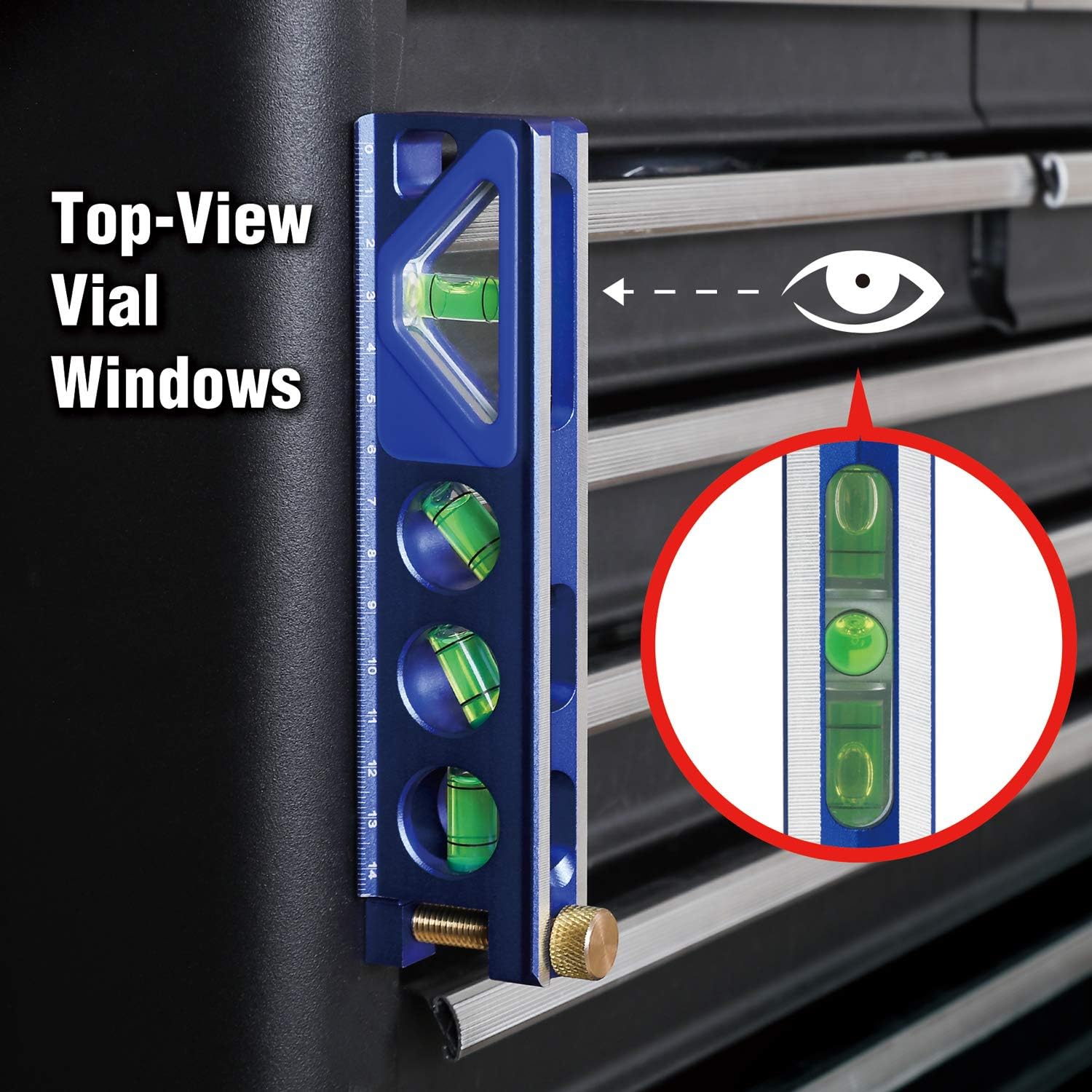WORKPRO 6-1/2 Inch Magnetic Torpedo Level | Aluminum Alloy Body, Verti-Site 4 Vials for Conduit, Compact Size, Ideal for Electricians, Plumbers & DIYers - Image 5